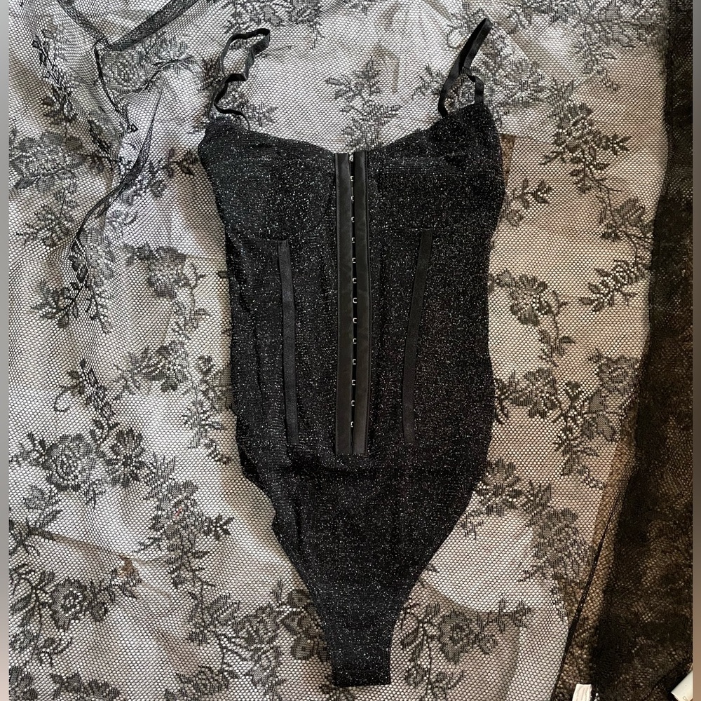 Shimmer Night Rhythm Corset Bodysuit 
Free People - Picture 5 of 10